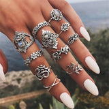 Bohemian Retro Elephant Ring