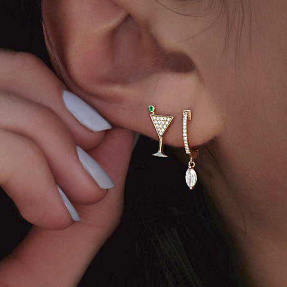 Bohemian Fashion Charm Crystal  Earrings