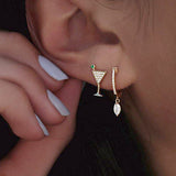 Bohemian Fashion Charm Crystal  Earrings
