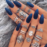 Vintage Crown Wave Ring