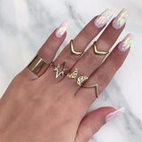 Star Butterfly V Shaped Ring