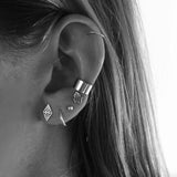 Vintage Beads Fatima Hand Earrings