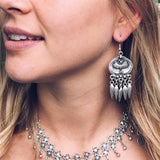 Bohemian Fashion Feather Earrings
